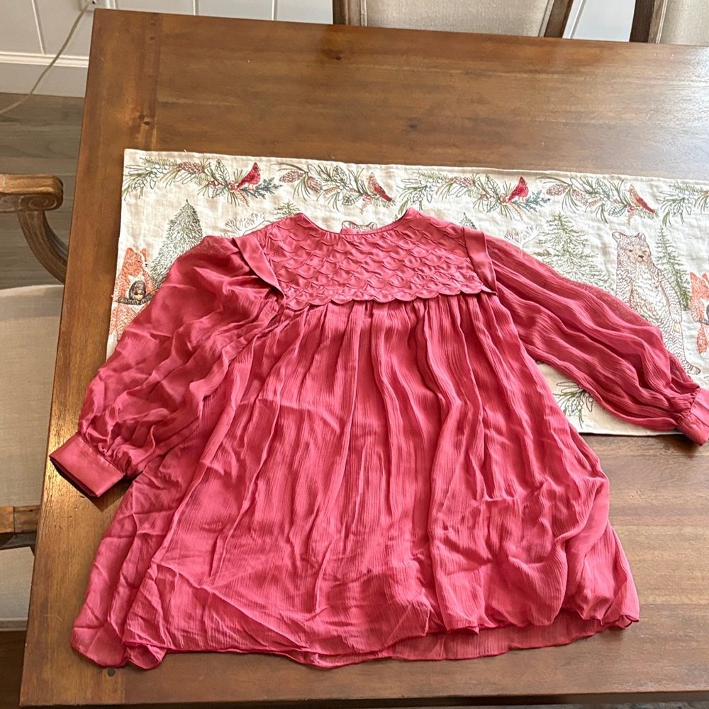 Chloe Kids Formal Dress in burgundy
